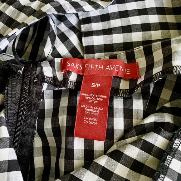 SAKS FIFTH AVENUE GINGHAM ROMPER - Picture 5 of 16